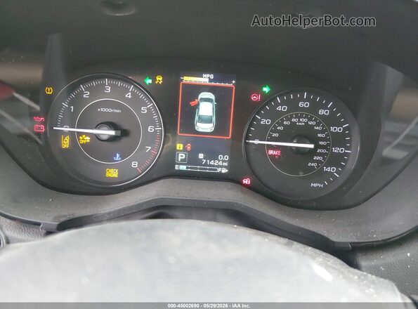 4S3GTAB69P3719415 2023 SUBARU IMPREZA Red უკანა სავარძლების ხედი