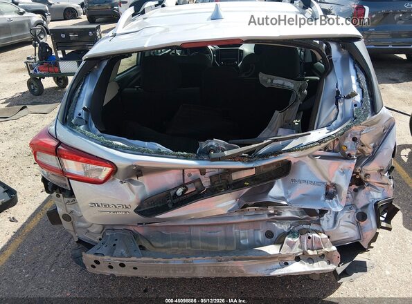 4S3GTAC65K3706619 2019 SUBARU IMPREZA Gray Вид спереду