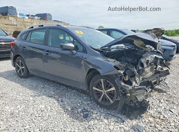 4S3GTAC65K3757912 2019 SUBARU IMPREZA Charcoal Передня права чверть