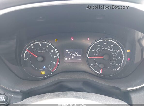 4S3GTAC69K3712276 2019 SUBARU IMPREZA Silver Widok tylnych siedzeń