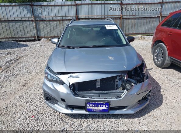 4S3GTAC69K3712276 2019 SUBARU IMPREZA Silver Widok zestawu wskaźników