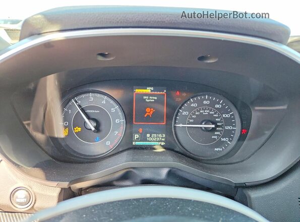 4S3GTAD61H3705751 2017 SUBARU IMPREZA Silver Սարքավորումների վահանակի տեսք