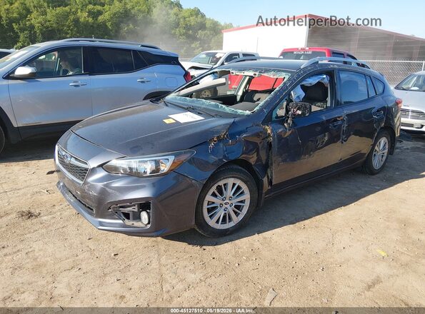4S3GTAD61H3712070 2017 SUBARU IMPREZA Gray Przód lewy