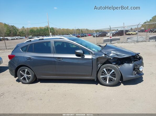4S3GTAD62P3714800 2023 SUBARU IMPREZA Серый Вид задней части салона