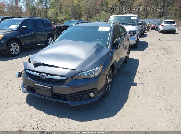 4S3GTAD62P3714800 2023 SUBARU IMPREZA Серый Передняя левая четверть