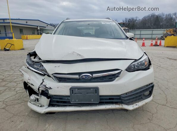 4S3GTAD63N3722708 2022 SUBARU IMPREZA White წინა ხედი