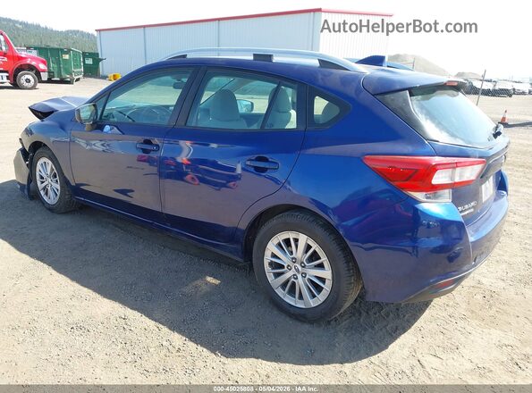 4S3GTAD64J3723408 2018 SUBARU IMPREZA Blue Rear left