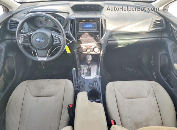 4S3GTAD66H3715949 2017 SUBARU IMPREZA White Вид панелі приладів
