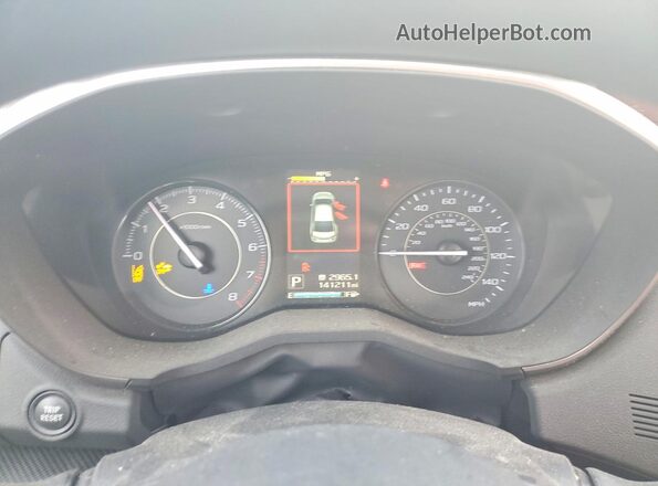 4S3GTAD66H3715949 2017 SUBARU IMPREZA White Вид щитка приладів