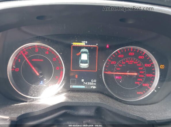 4S3GTAL64H1716255 2017 SUBARU IMPREZA Gray Հետևի նստատեղերի տեսք