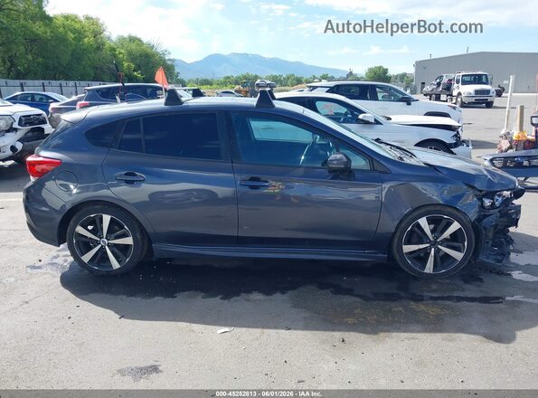 4S3GTAL64H1716255 2017 SUBARU IMPREZA Gray Սալոնի հետևի տեսք