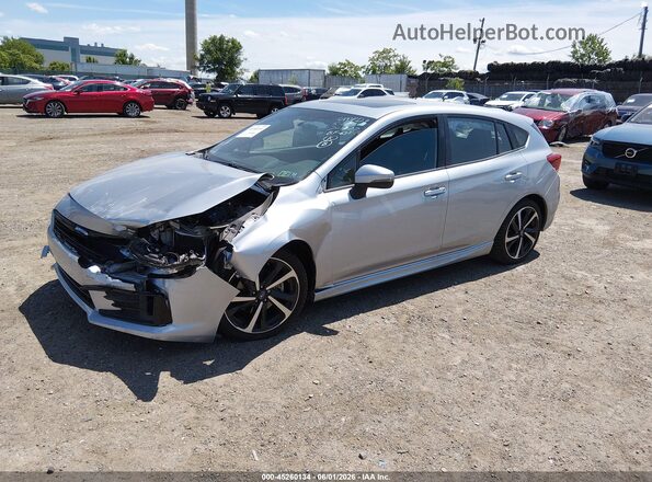 4S3GTAM60N3703677 2022 SUBARU IMPREZA Silver 