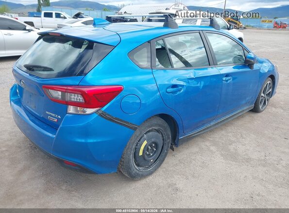 4S3GTAM64P3718833 2023 SUBARU IMPREZA Blue უკანა მარჯვენა