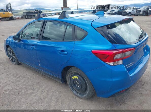 4S3GTAM64P3718833 2023 SUBARU IMPREZA Blue უკანა მარცხენა
