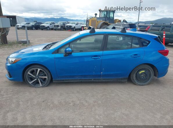 4S3GTAM64P3718833 2023 SUBARU IMPREZA Blue სალონის 360-გრადუსიანი ხედი