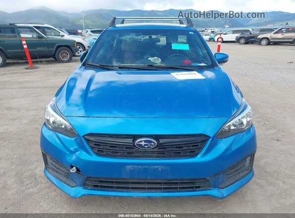 4S3GTAM64P3718833 2023 SUBARU IMPREZA Blue ხელსაწყოთა პანელის ხედი