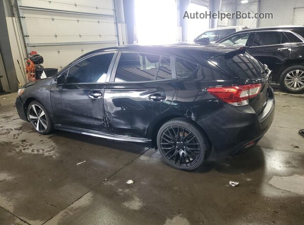 4S3GTAM67J3711950 2018 SUBARU IMPREZA Black Հետևի ձախ