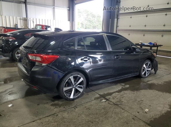 4S3GTAM67J3711950 2018 SUBARU IMPREZA Black Հետևի աջ