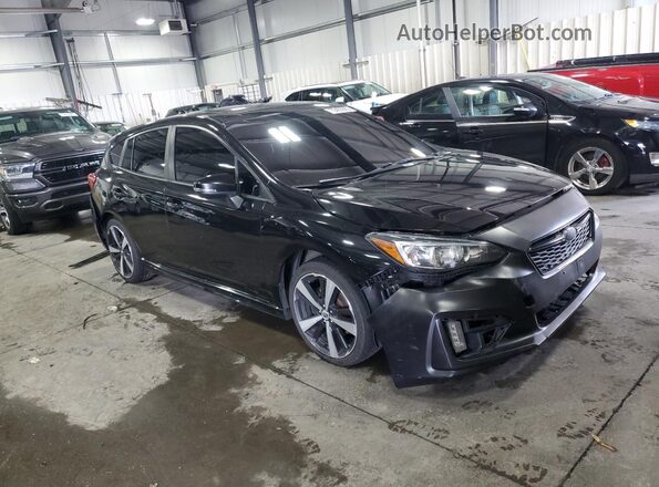 4S3GTAM67J3711950 2018 SUBARU IMPREZA Black Առջևի աջ