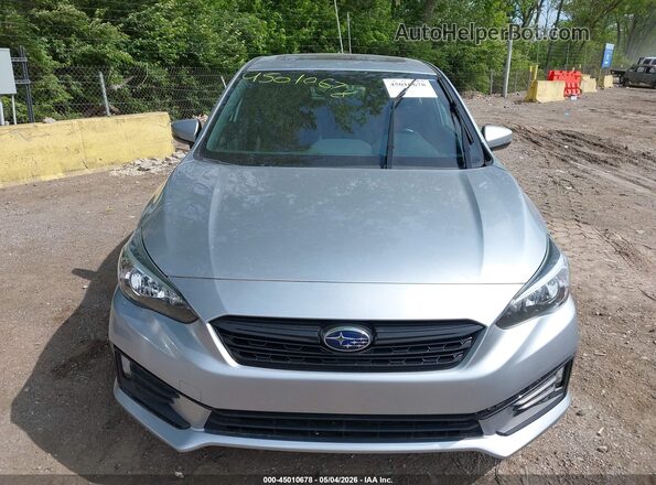 4S3GTAM67L3733966 2020 SUBARU IMPREZA Silver Instrument cluster view