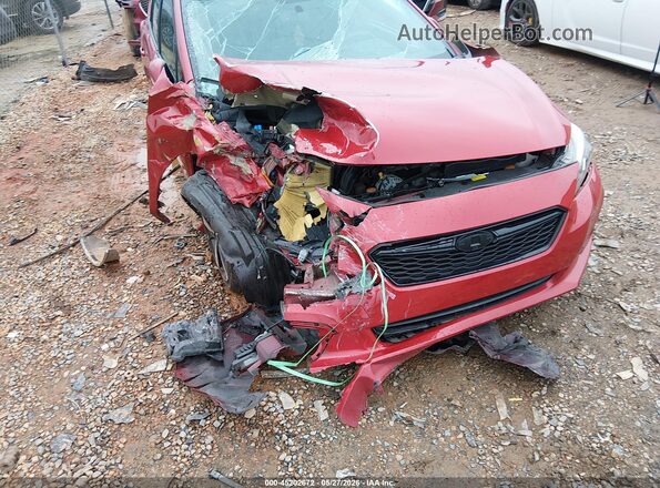 4S3GTAM68H3718013 2017 SUBARU IMPREZA Red Front view