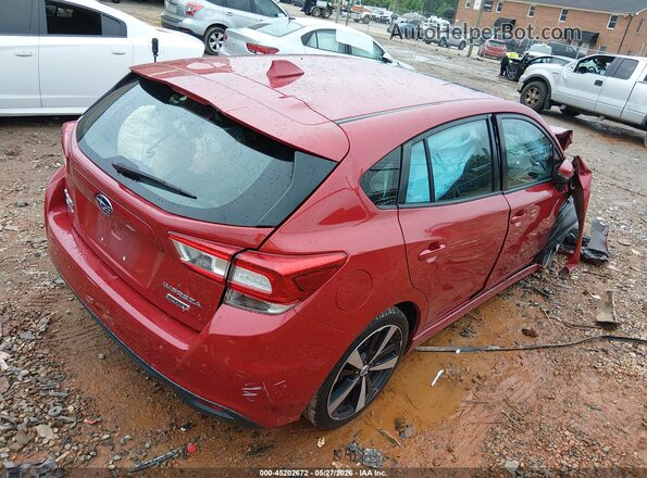 4S3GTAM68H3718013 2017 SUBARU IMPREZA Red Rear right