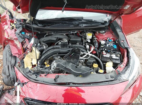 4S3GTAM68H3718013 2017 SUBARU IMPREZA Red Rear view