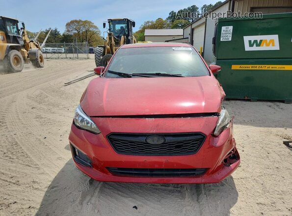 4S3GTAM68H3733840 2017 SUBARU IMPREZA Red 