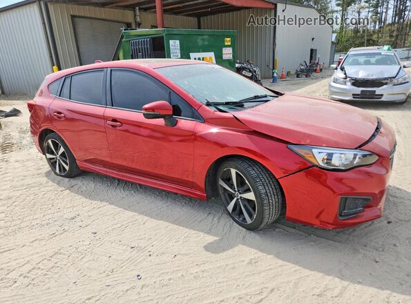 4S3GTAM68H3733840 2017 SUBARU IMPREZA Red 