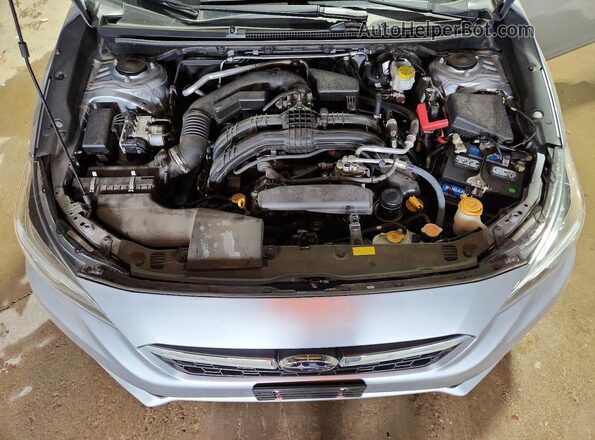 4S3GTAU69M3704468 2021 SUBARU IMPREZA Silver Սալոնի հետևի տեսք