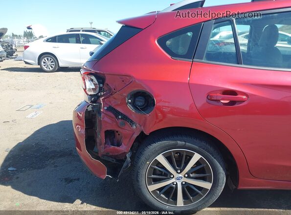 4S3GTAV65L3704643 2020 SUBARU IMPREZA Burgundy Front view