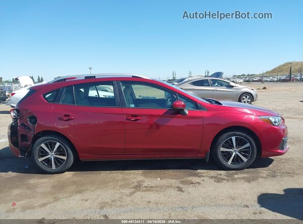 4S3GTAV65L3704643 2020 SUBARU IMPREZA Burgundy Rear interior view