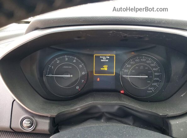 4S3GTAV65P3709606 2023 SUBARU IMPREZA White Vista del cuadro de instrumentos