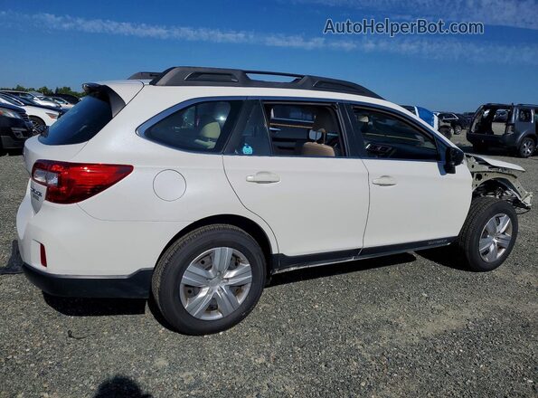 4S4BSAAC1G3307909 2016 SUBARU OUTBACK White უკანა მარჯვენა