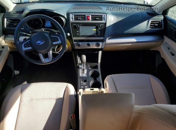 4S4BSAAC1G3307909 2016 SUBARU OUTBACK White წინა პანელის ხედი