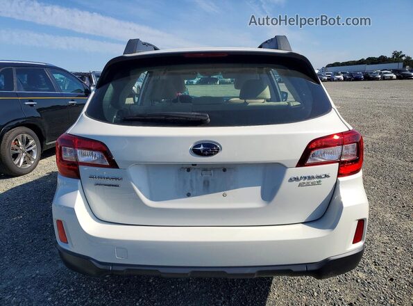 4S4BSAAC1G3307909 2016 SUBARU OUTBACK White უკანა ხედი