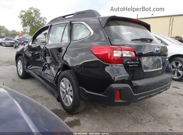 4S4BSAAC1J3228053 2018 SUBARU OUTBACK Black Задня ліва чверть