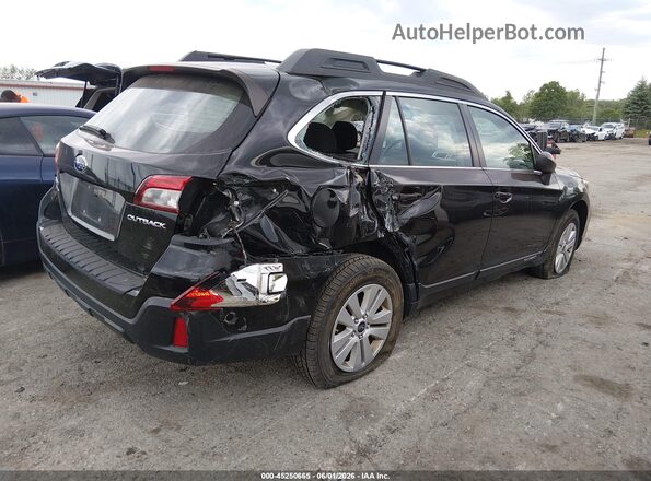 4S4BSAAC1J3228053 2018 SUBARU OUTBACK Black Задня права чверть