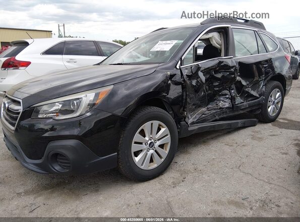 4S4BSAAC1J3228053 2018 SUBARU OUTBACK Black Вид спереду