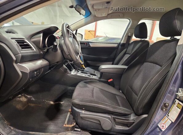 4S4BSAAC3H3415630 2017 SUBARU OUTBACK Синий Вид салона спереди