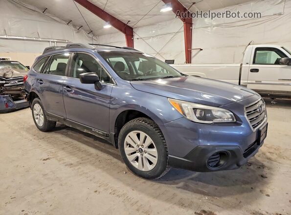 4S4BSAAC3H3415630 2017 SUBARU OUTBACK Синий Передняя правая четверть