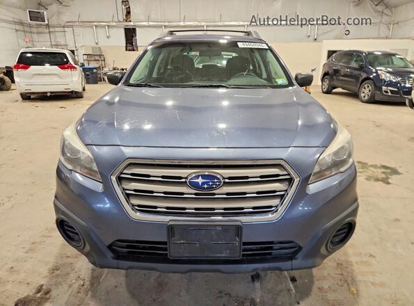 4S4BSAAC3H3415630 2017 SUBARU OUTBACK Синий Вид спереди