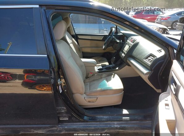4S4BSAAC7H3360633 2017 SUBARU OUTBACK Black Вид салону спереду