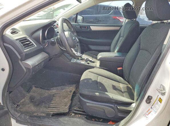 4S4BSABC1K3229543 2019 SUBARU OUTBACK White Widok wnętrza z przodu