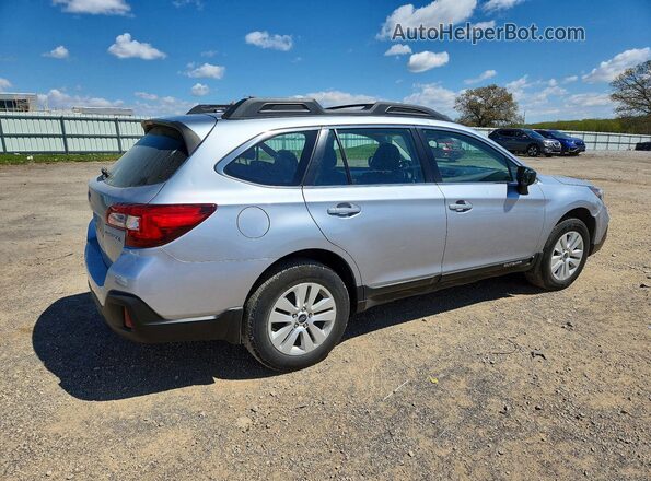 4S4BSABC1K3374789 2019 SUBARU OUTBACK Silver Trasero derecho