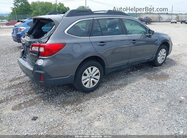 4S4BSABC3K3228619 2019 SUBARU OUTBACK Gray Задня права чверть