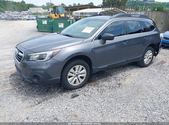 4S4BSABC3K3228619 2019 SUBARU OUTBACK Gray Передня ліва чверть