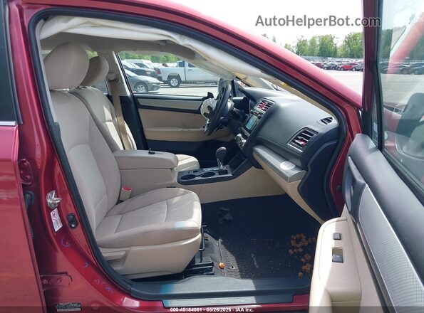 4S4BSABC5K3207352 2019 SUBARU OUTBACK Burgundy Front interior view