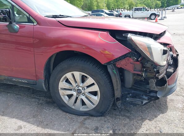 4S4BSABC5K3207352 2019 SUBARU OUTBACK Burgundy 