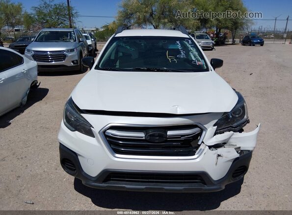 4S4BSABC6K3210048 2019 SUBARU OUTBACK White Առջևի վահանակի տեսք